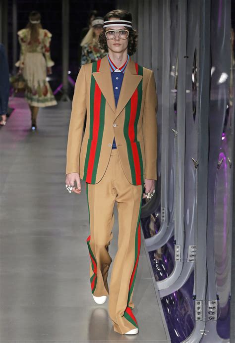 fashion clothes men 2017 gucci bape|The Gucci Fall 2017 Runway Show Just Doubled .